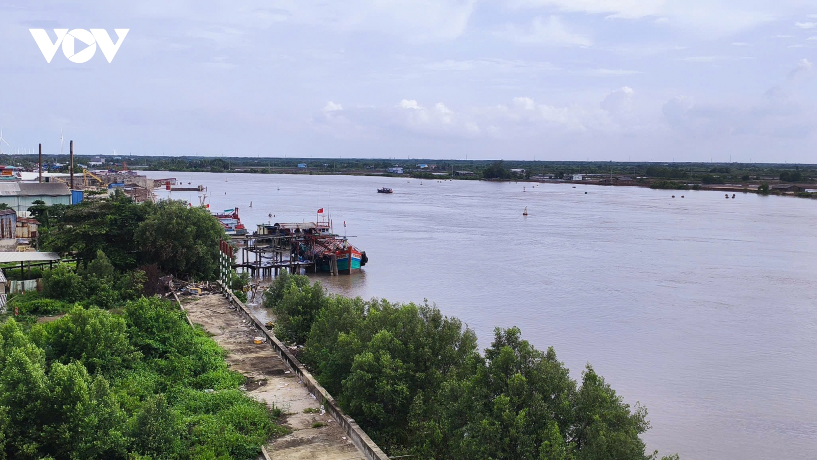 Cà Mau đầu tư 480 tỷ đồng xây kè chống sạt lở bờ sông Gành Hào